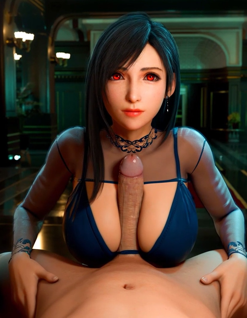 Moaning Tifa Lockhart Titjob Hentai